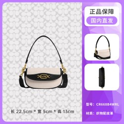 COACH 女士马鞍包Harley 23通勤时尚手提单肩包CR668