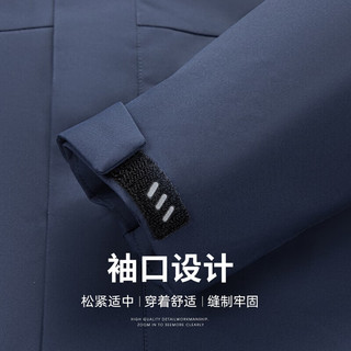杉杉 石墨烯保暖防风 朱雀红 L 男士棉服