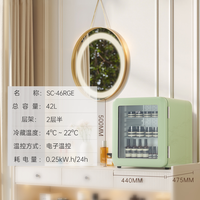 哈士奇 SC-46RGE 42L全冷藏迷你冰箱