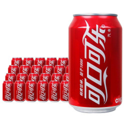 可口可乐 可乐饮料经典罐330ml*24罐