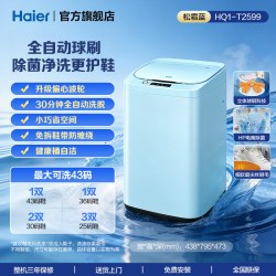 海尔 家用全自动波轮小型懒人刷鞋器补贴直驱除菌TB378