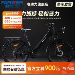 永久 F78Pro 可拆卸锂电池 26寸 星空黑 电动助力山地车