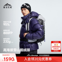 喜马拉雅 玉龙Combo鹅绒服800蓬95绒雪山攀登专业可拆卸帽高定版户外羽绒服