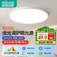 四季沐歌 简约 吸顶灯  18㎡ 5000K 36W