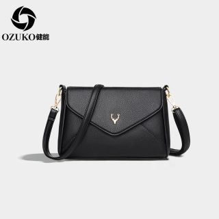 OZUKO 健能中年女士时尚简约斜挎小包包2026新款大容量百搭单肩妈妈女包