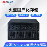 火蓝 国产信创飞腾万兆光纤NAS网络存储器12盘位私有云塔式磁盘阵列文件共享存储服