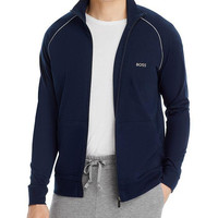 HUGO BOSS Mix & Match Cotton Blend Full Zip Jacket