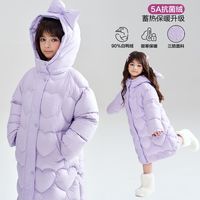 百亿补贴：笛莎 女童羽绒服25冬款中大童加长加厚儿童羽绒服