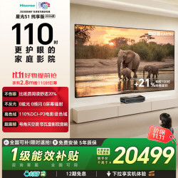 海信 110L7Q 帝瓦雷音响 110英寸 激光电视