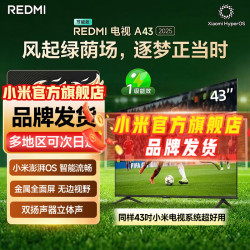 小米 REDMI 红米 A 2025款 节能版 L43RA-RAE 液晶电视 43英寸