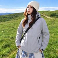 裂帛 春秋季男女式高品质冲长袖锋衣夹克情侣款潮流休闲运动连帽外套