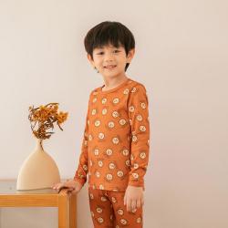俞兆林 秋冬款男童保暖柔软家居服两件套休闲中大童秋衣秋裤御寒套装