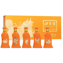 口子窖 50度 100mL 5瓶 山海经文创小酒礼盒