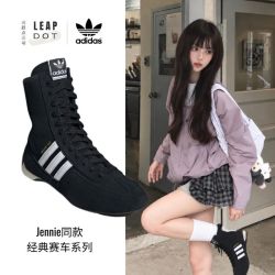 阿迪达斯 三叶草 RASANT 赛车鞋舒适高帮百搭训练鞋JH6665