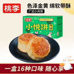 桃李 小悦饼 广式月饼 20饼20味 500g 礼盒装