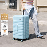 美旅 新品大容量多彩PC登机行李箱学生拉杆箱出差旅游旅行箱NN0 26年新色-海盐蓝 24英寸 TRUNK箱