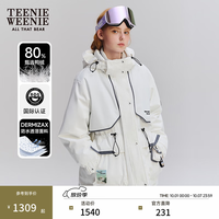 TEENIE WEENIE 防水透湿 白色 160/S 女士羽绒服