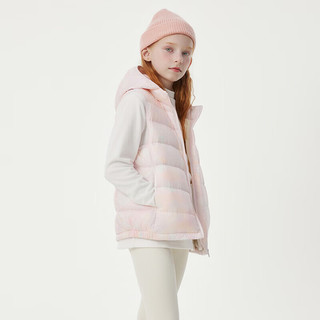 坦博尔 TCF310122A 轻薄保暖 乐园粉 150cm 儿童羽绒服