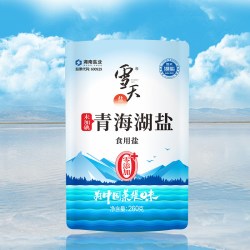 雪天 青海湖盐无碘藏青盐食用0添加家用食品食用盐不加碘粗盐调味