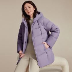 波司登 女中长款鸭绒休闲保暖妈妈装外套羽绒服