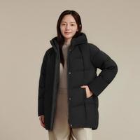 波司登 女中长款鸭绒休闲保暖妈妈装外套羽绒服