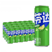 88VIP:可口可乐 芬达有糖苹果味 330ml*24罐