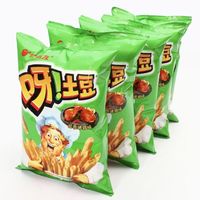 宅家食光：好丽友 量大实惠装 呀 土豆 薯条 滋香烤鸡味 130g 一口酥脆！