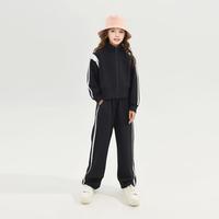 笛莎 女童秋冬中大童儿童套装两件套装