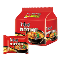 旅途零食：康师傅 红烧牛肉面 103g*5袋