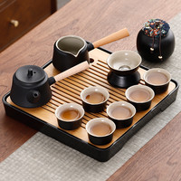 功夫茶具茶杯家用客厅办公室陶瓷茶壶旅行现代简约轻奢泡茶盘
