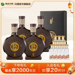 习酒 窖藏1988雅致版黑色579ml*4瓶+123干小酒*12瓶组合装