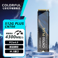 七彩虹 固态硬盘 橘猫M.2   PCIe4.0 CN700 512GB PLUS 单硬盘