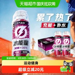 元气森林 冰能量牛磺酸电解质饮料 冰爆葡萄 500ml*15瓶