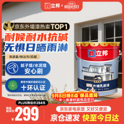 立邦 新城镇耐候外墙乳胶漆墙面漆家用自刷涂料新城镇耐候大桶装20kg