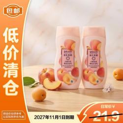 强生 水嫩滋润香氛沐浴乳（蜜桃甜杏香型）200g*2