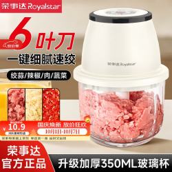 荣事达 捣蒜器电动压蒜器家用绞肉机小型蒜泥神器蒜泥捣碎器自动拉蒜器 基础款 0.3L