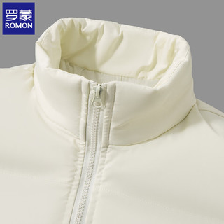 罗蒙 短款加厚保暖 卡其 XL 男士棉服