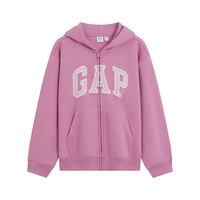 Gap 盖璞 男童抓绒连帽卫衣