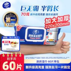 维达 厨房湿巾 48片