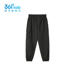 361° K6243701 针织加厚长裤 经典黑 150cm