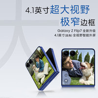 三星 Galaxy Z Flip7 AI折叠屏 秘影黑 12GB+512GB 手机