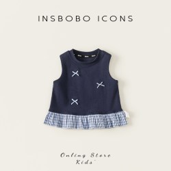 insbobo 女童长袖t恤2026秋季新款女宝上衣儿童韩系穿搭巨好看秋装衣服
