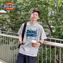 Dickies 美式基础款纯棉短袖T恤男款2026夏季新款宽松大码五分半袖