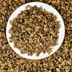 正宗凤庆滇红金螺云南红茶蜜香薯香浓郁好茶品鉴现货回味甘甜