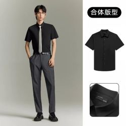 GXG 男士短袖衬衫
