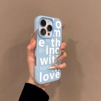 C 【裸机手感】简约英文 iPhone11-18系列苹果手机壳