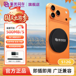紫光闪存 固态移动硬盘1tb容量高速N2系列PSSD  N1|高级黑 磁吸款 500MB/s