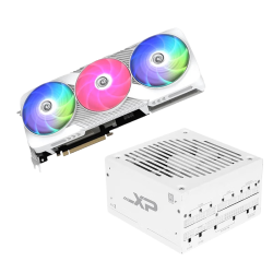 先马 XP1000悟空版白+瀚铠 RX 9070 XT 16GB 白色超合金OC