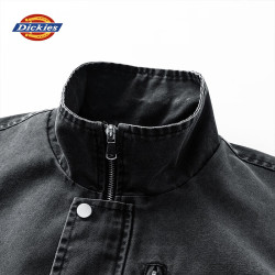 Dickies 夹克男飞行服美式复古工装男士秋冬立领休闲外套 棕色 2XL