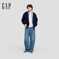 Gap 1SS623019 爱心logo刺绣 海军蓝 M 连帽卫衣